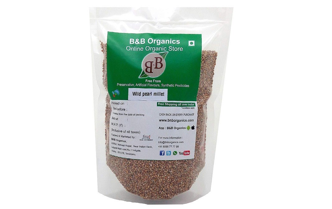 B&B Organics Whole Pearl Millet    Pack  1 kilogram